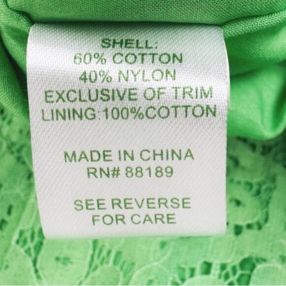 Lilly Pulitzer Lace Dress Posey Green Daisy Lane Coquette Wedding Guest Twee 8 - Picture 8 of 10